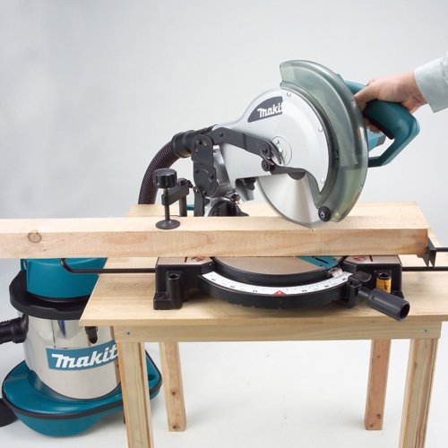 man using a mitre saw