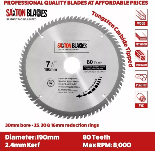 best 190mm blade for cutting mdf