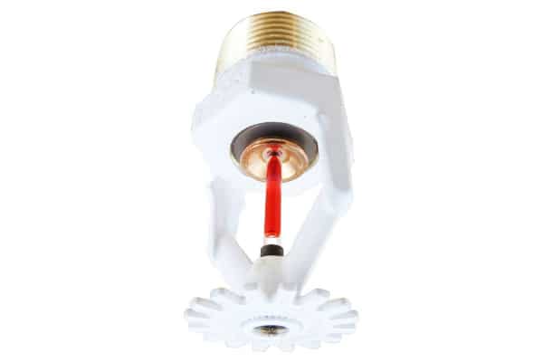 Pendent quick response fire sprinkler head