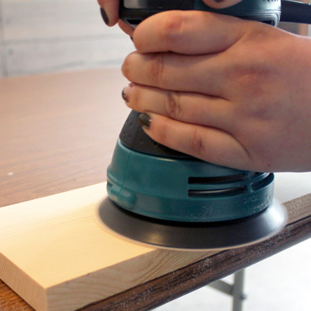 Sanding with a Makita Sander Kit