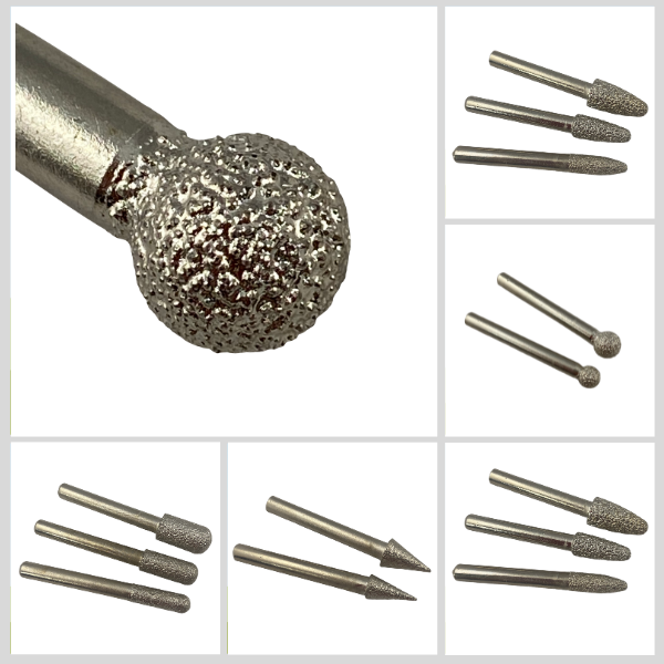 Eternal Tools range of Vacuum Brazed diamond burrs