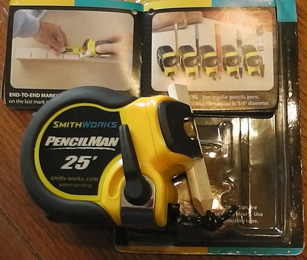 SmithWorks PencilMan 25' Tape Measure