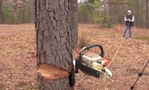 Robo Saw Tree Cutting Safety Invention