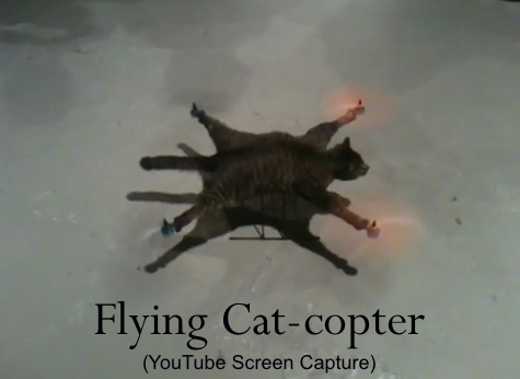 Flying Catcopter – Weird Tech News