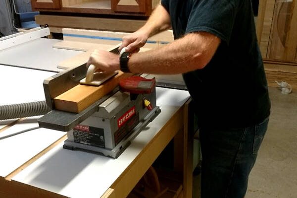 jointing the face of a board