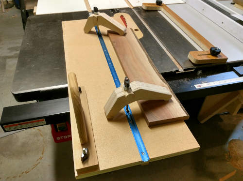 straight edge and jointer sled